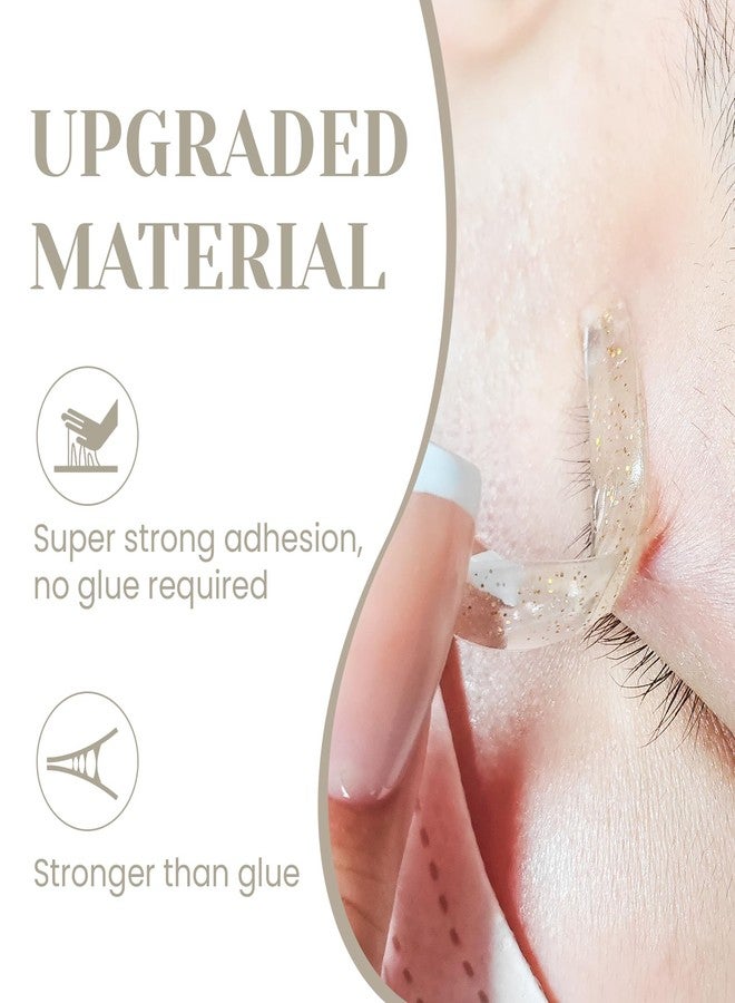 لي بيوتي قضبان رفع الرموش من ليبيوتي، وسادات رفع الرموش الكورية بدون غراء، مصممة لرفع الرموش مع فتح العينين، قضبان تجعيد الرموش ذاتية اللصق، أدوات ومستلزمات رفع الرموش، 5 أحجام شفافة - Image 4